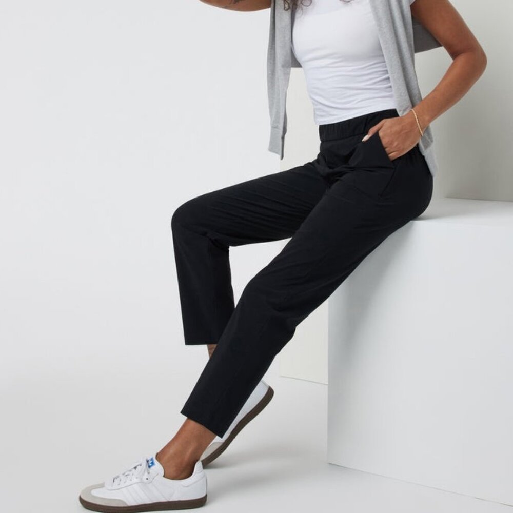 Vuori Miles Ankle Pant Women's Performance Pants Black Small